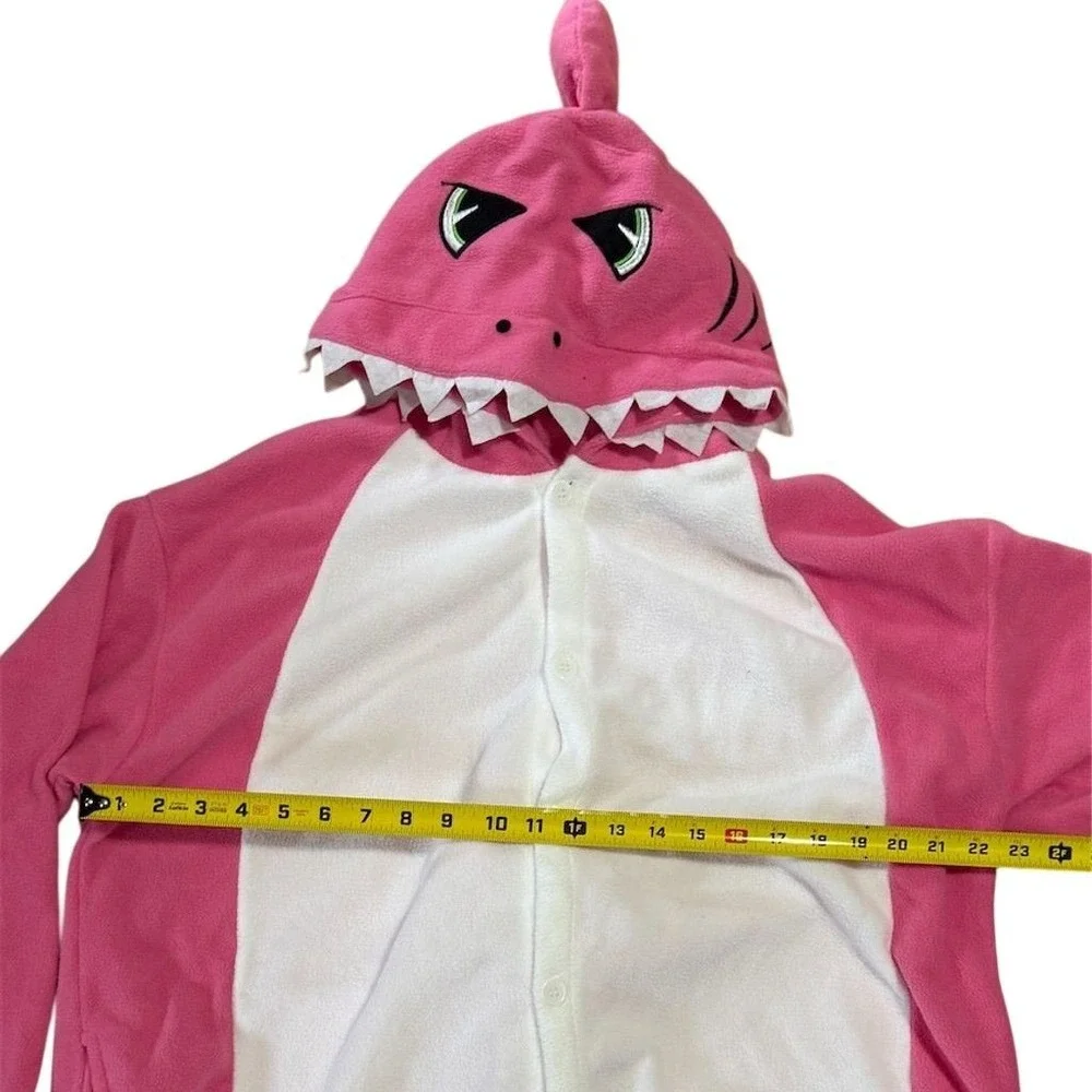 Momma Shark‎ Adult Costume with Hood Halloween cosplay Large flannel pajamas